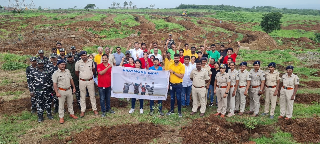 Tree planting ARaymond India