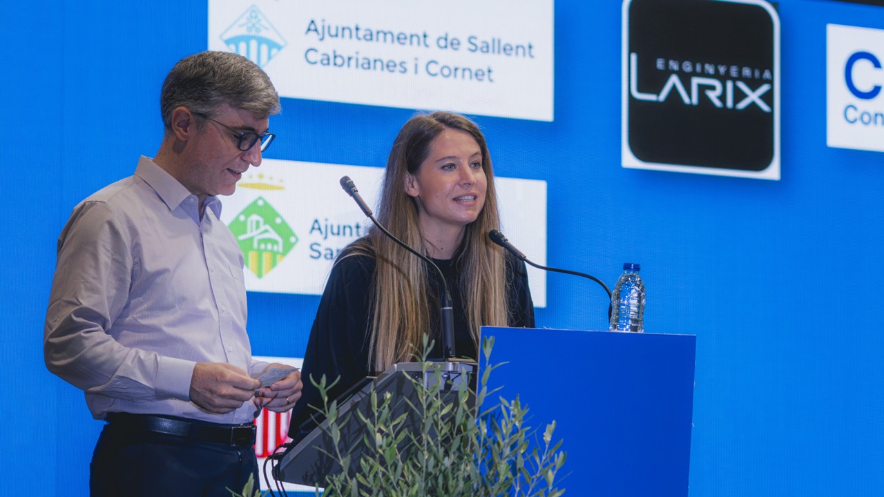 Audrey Raymond & Emmanuel Le Flem at the inauguration of Tecniacero site