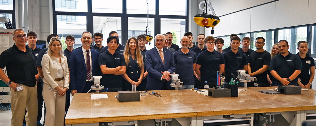 President Steinmeier with ARaymond teams