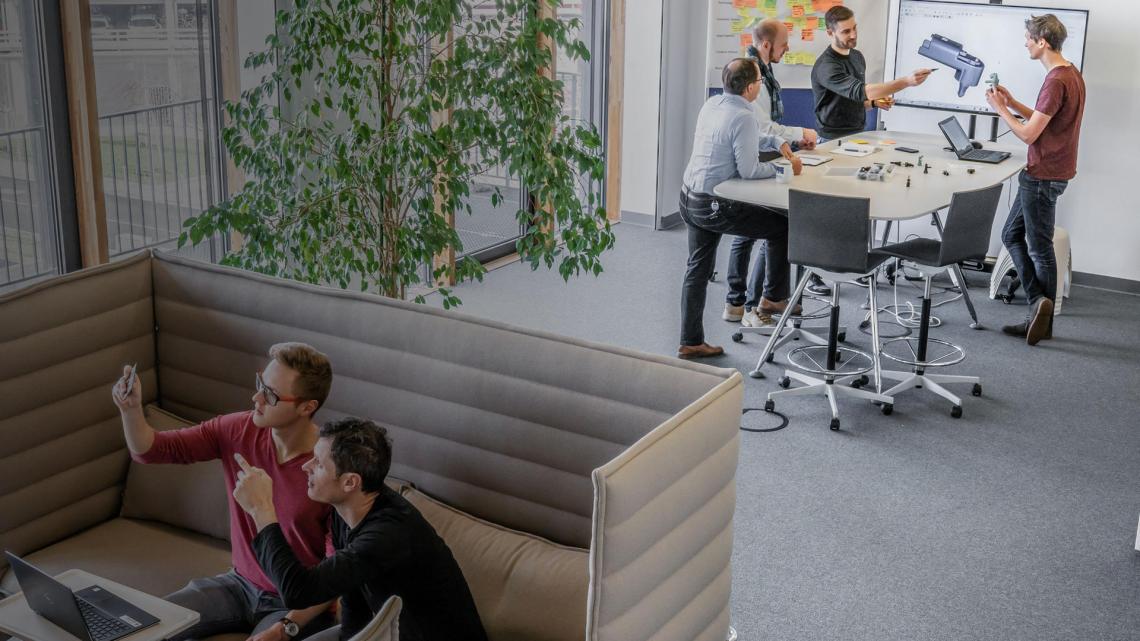 Engineers in Workshop